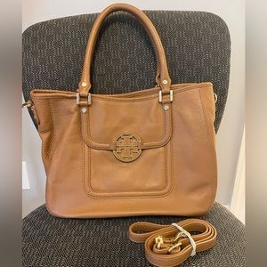 Tory Burch camel hobo bag